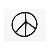 Peace Symbol Post Card