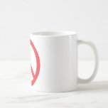 Peace Symbol - Red Mugs