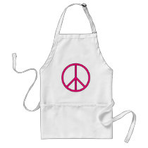Peace Symbol Sign Love Hippie Anti War Protest Aprons