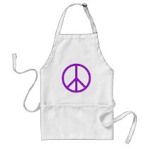Peace Symbol Sign Love Hippie Anti War Protest Apron