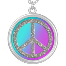 PEACE symbol  - SILVER Jewelry