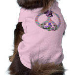 Peace Symbol Snake Pet Tee Shirt