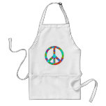 Peace Symbol Tie Dye aprons