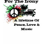 peace symbol, Tylers peace copy, For The Irony,... t-shirts