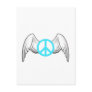 Peace Symbol with Wings Post Cards