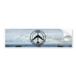 Peace the Old Fashion Way (Bumber Sticker) bumper stickers