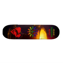 Peace Through Music Skate Boards