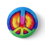 Peace Tie~Dye buttons