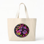 Peace - Tie Dyed Background bags
