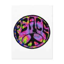 Peace - Tie Dyed Background