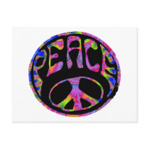 Peace - Tie Dyed Foreground