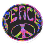 Peace - Tie Dyed Foreground stickers