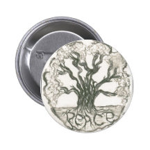 Peace Tree Button