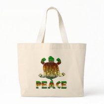 Peace Turtle Canvas Bag