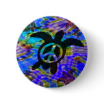 Peace Turtle Buttons