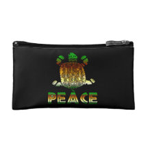Peace Turtle Cosmetic Bag