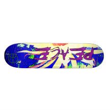 Peace Wall Art Custom Skateboard