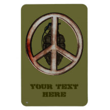 Peace & War Flexible Magnets