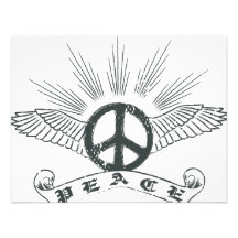 peace wing custom announcements
