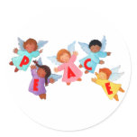 Peace with Angels Sticker