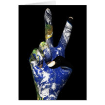 Peace with Earth Greeting Card