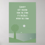 Peace within the storm poster posters