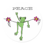 PeaceFroggy, PEACE stickers