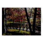 Peaceful bridge card