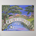 Peaceful Bridge - hi res Poster