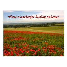 Peaceful English countryside Postcard