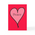 Peaceful Heart Valentines Card