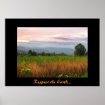 Peaceful Hilltop Earth Day posters