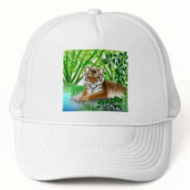 Peaceful Jungle Tiger Hat