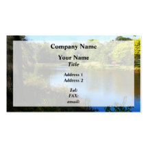 Peaceful Lake Business Card Templates
