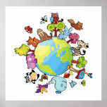 Peaceful Planet Poster