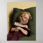 "Peaceful Sleep" Vintage Poster posters