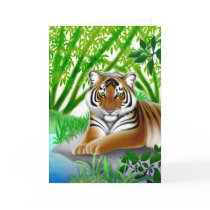 Peaceful Tiger Greeting Card