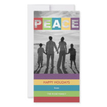 Peaceful Wishes Christmas/ Holiday Photo Cards