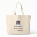 Peacefully Pissed. com Canvas Bags