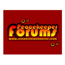 Peacekeeper forums post card