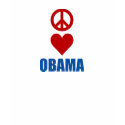 PEACELOVEOBAMA t-shirts