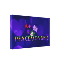 Peacemonger Stretched Canvas Prints