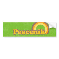 Peacenik Bumper Sticker