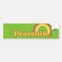 Peacenik Bumper Sticker