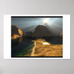 Peacful waters posters