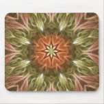 Peach and Gold Fractal Mandala