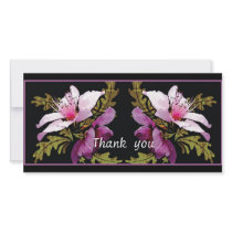 Peach blossom digital art thank you photocard