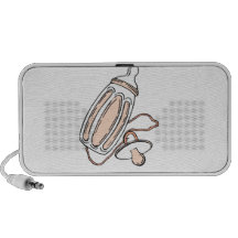 peach bottle portable speaker