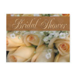 Peach Bouquet Bridal Shower Invitation Post Card