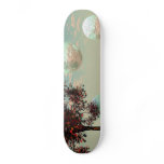 Peach Fantasy – Teal and Apricot Retreat skateboards